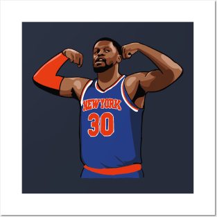 Julius Randle Vector Flex Posters and Art